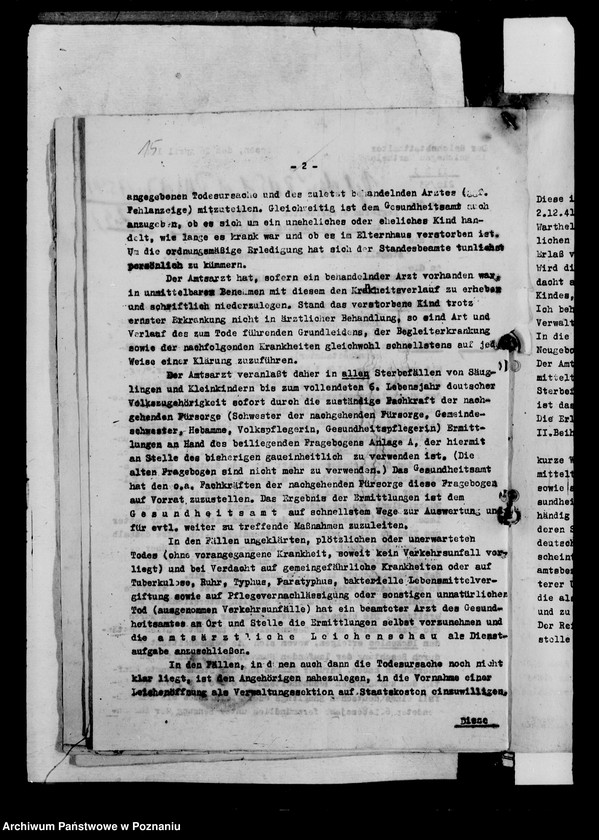 Obraz 19 z jednostki "Statistik der Gesundheitsämter über Todesursachen deutscher Kinder"