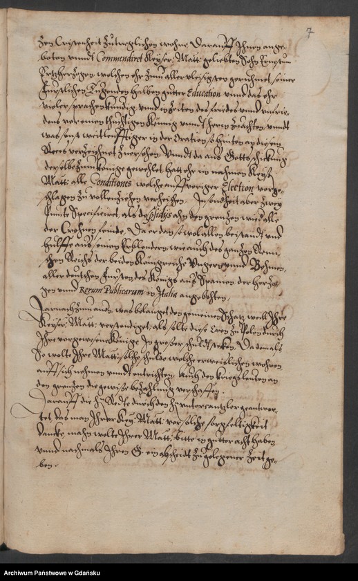 image.from.unit.number "Recesy Stanów, między innymi elekcja Maksymiliana"