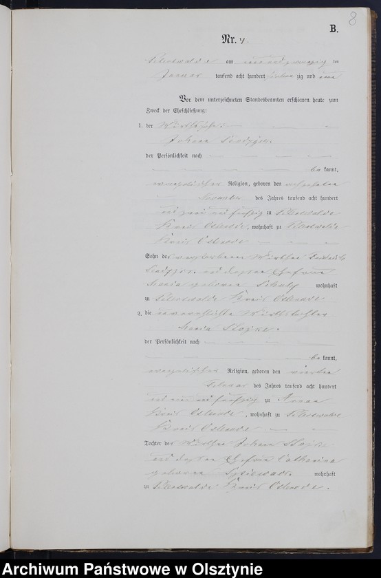 image.from.unit.number "Heiraths-Neben-Register Nr 1 - 23"