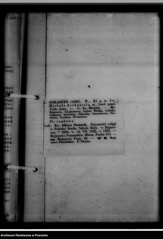 Obraz 10 z jednostki "Bücherverzeichnis [kościelne księgi wyznań: ewangelickiego i katolickiego z powiatu rawickiego]"