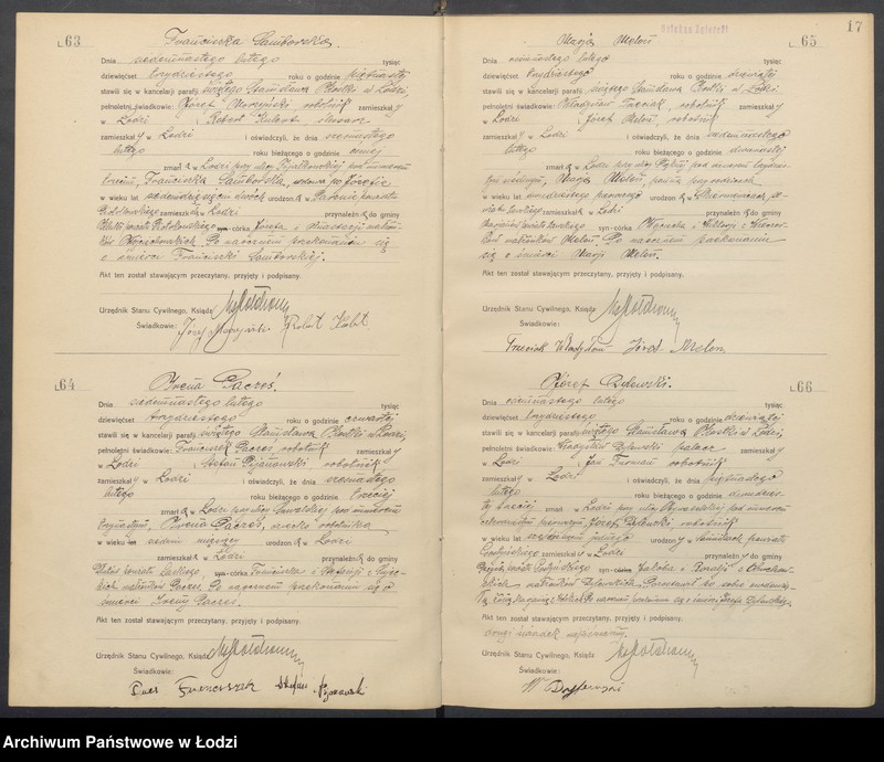 Obraz 19 z jednostki "Akta zgonów"