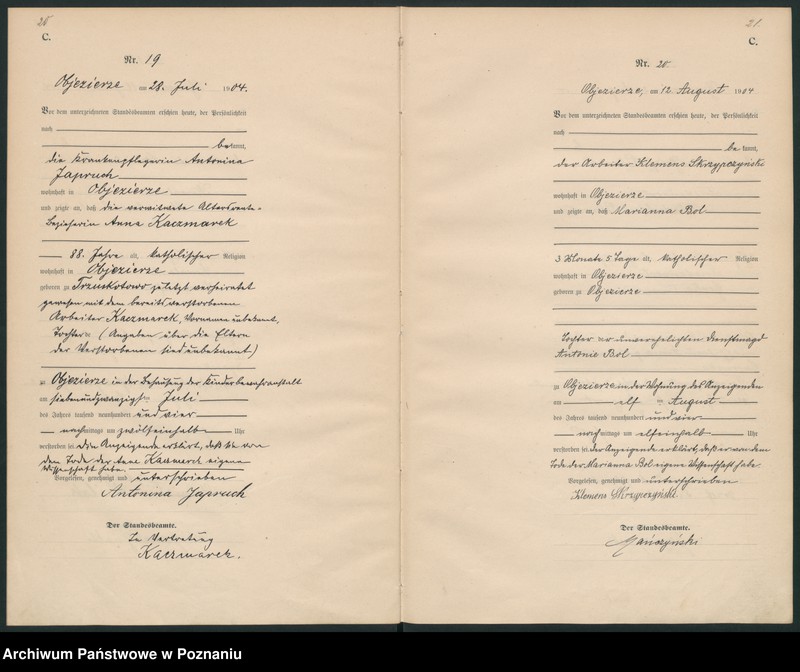 Obraz 13 z jednostki "Sterbe-Haupt-Register"