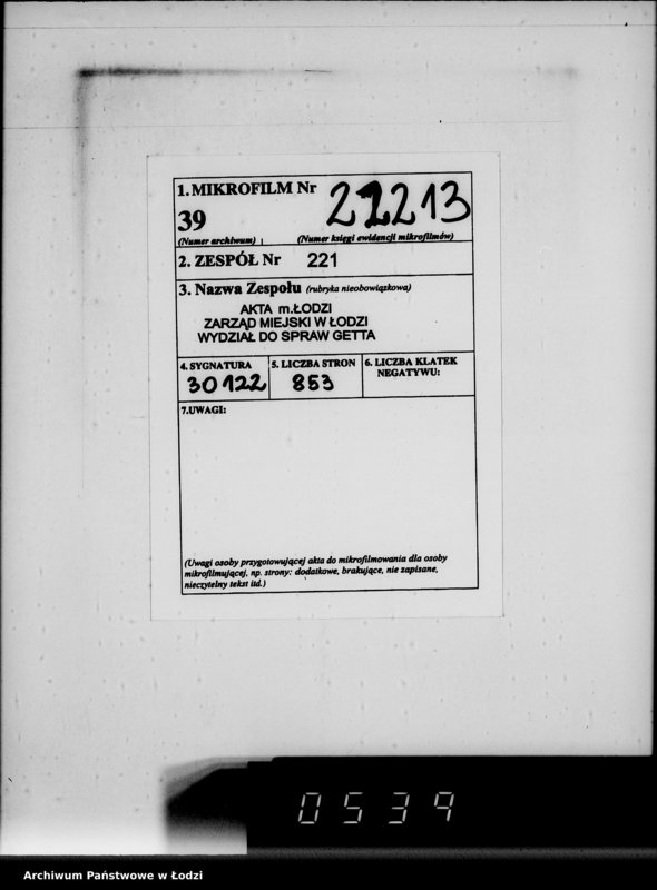 Obraz 2 z jednostki "Lebensmitteleinkauf. Aufträge, [Lieferscheinen und Rechnungen] 17726-17760 [Dostawa jarzyn do Getta]"