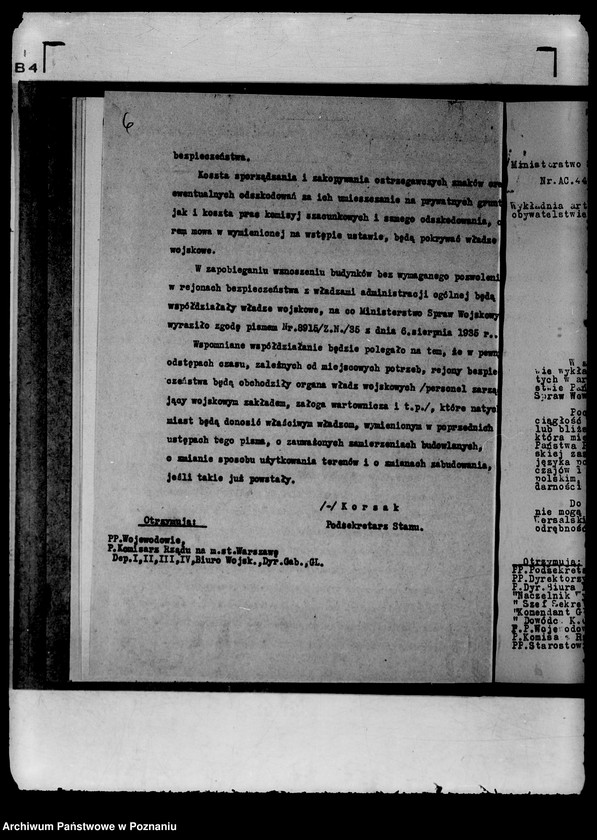 Obraz 10 z jednostki "Zbiór ogólników i zarządzeń Ministerstwa Spraw Wewnętrznych"