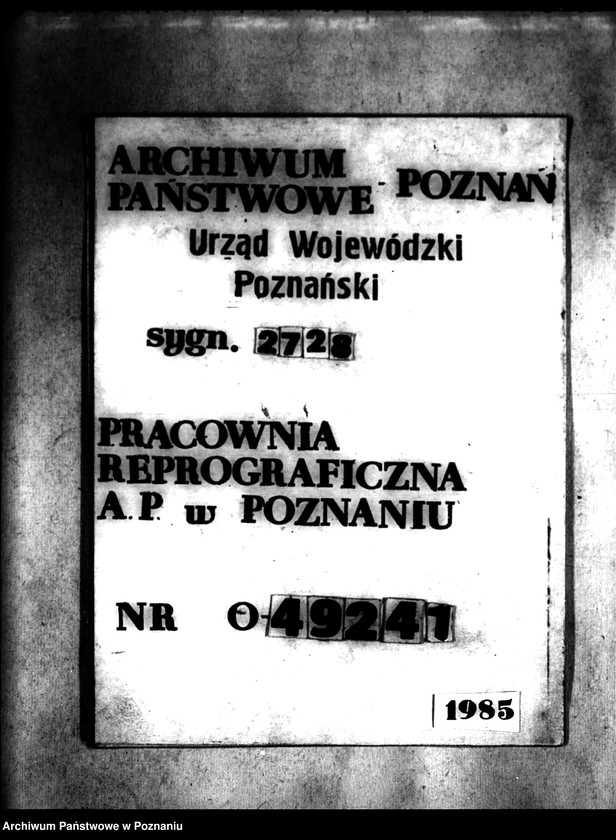 Obraz 1 z jednostki "Parcelacja majątku Witobel powiatu poznańskiego działka nr 12/26. Marianna Czok"