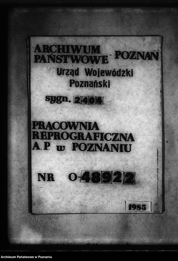 Obraz 1 z jednostki "Parcelacja majątku państwowego Kopojno powiatu konińskiego"