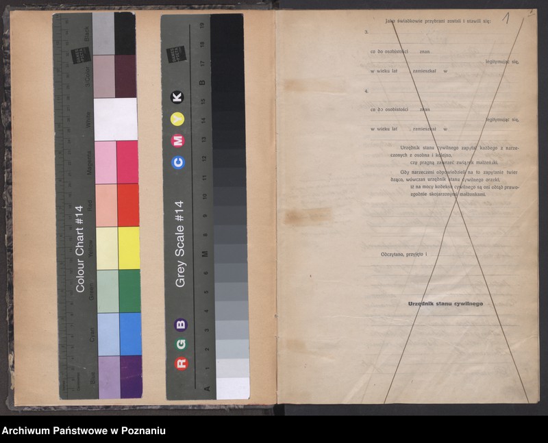Obraz 3 z jednostki "Księga miejscowa małżeństw tom I [Rejestr główny małżeństw]"