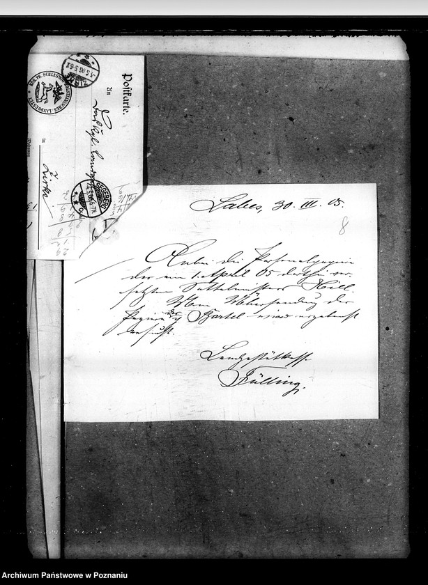 Obraz 12 z jednostki "Akta betr. fuer Anstellung und Versetzungen der Gestuet - Beamten."