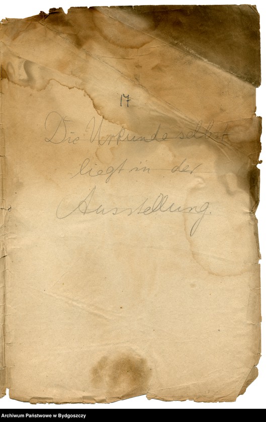 image.from.unit.number "Schriftwechsel der Stadt Neuenburg mit Dirschau"