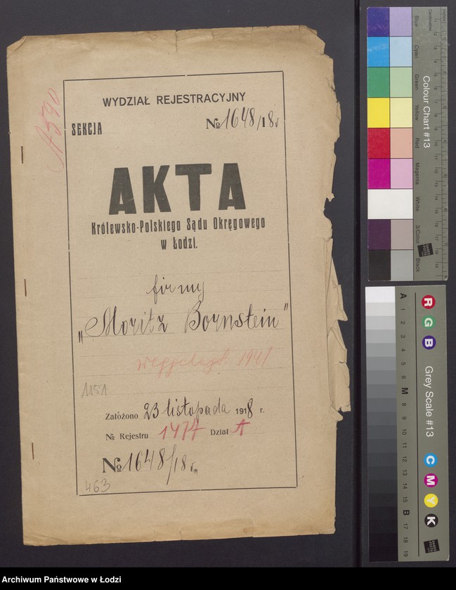 Obraz 2 z jednostki "Moritz Bornstein- sprzedaż odpadków bawełnianych i wełnianych"