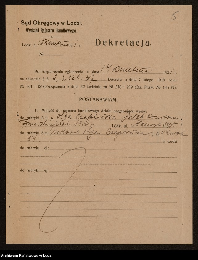 Obraz 7 z jednostki "Olga Czapińska - sklep komisowy"