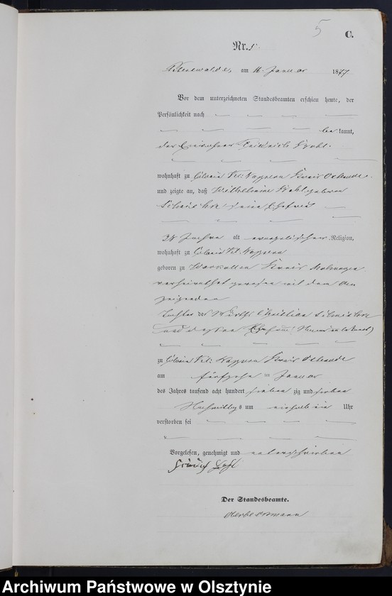 image.from.unit.number "Sterbe-Haupt-Register Nr 1 - 95"