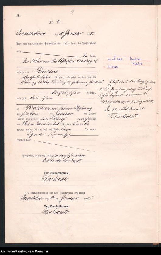 Obraz 7 z jednostki "Geburts-Neben-Register"