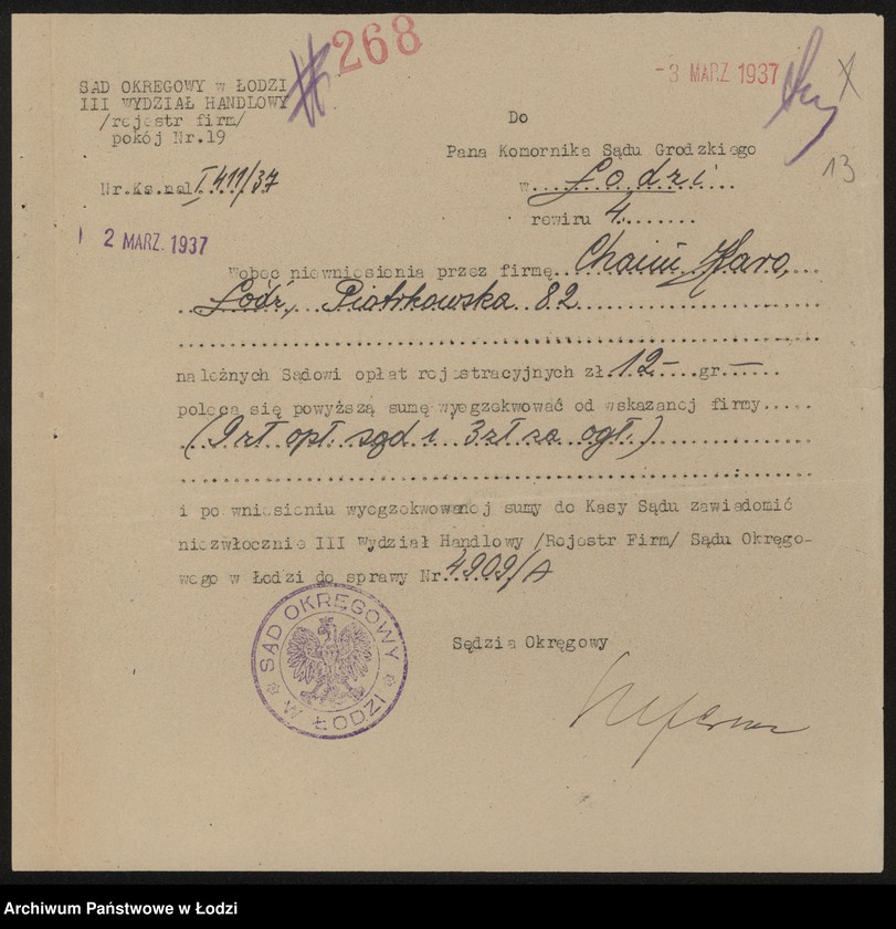 Obraz 15 z jednostki "Karo Chajm – prowadzenie cukierni"