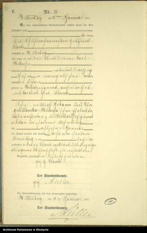 image.from.unit.number "Sterbe-Neben-Register Nr 1 - 168"