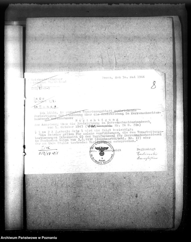 Obraz 12 z jednostki "Verordnungsblatt Nr. 9"