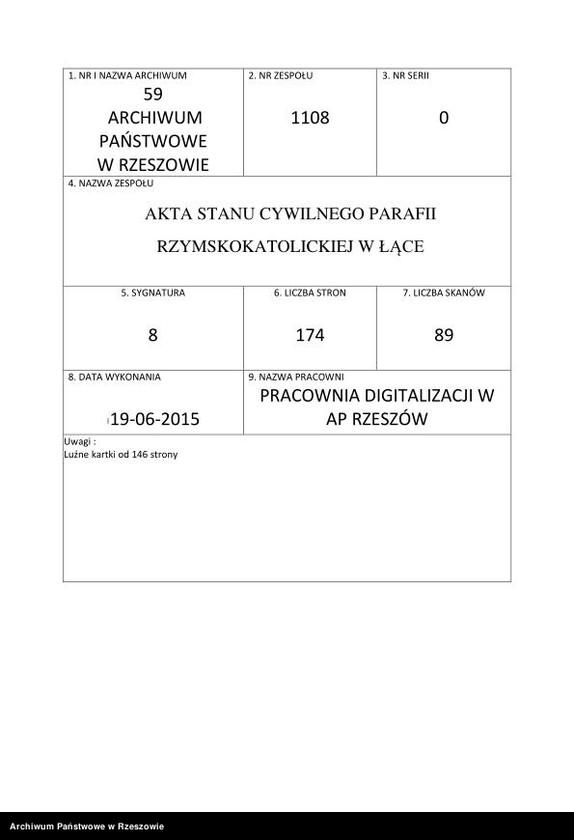image.from.unit.number "Księga małżeństw miejscowości Łąka"