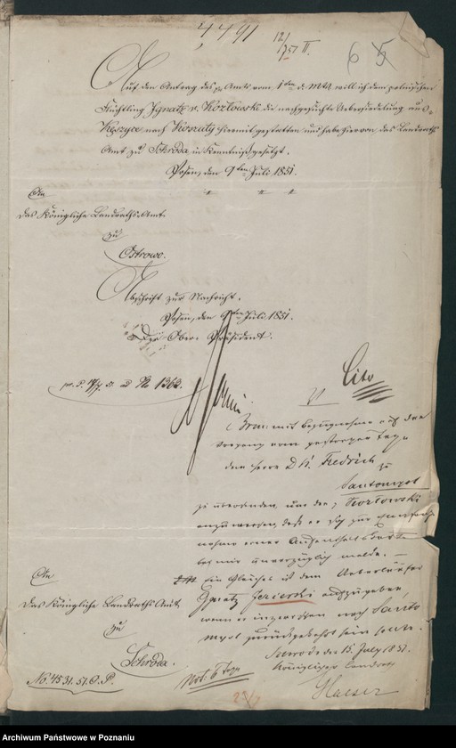 Obraz 11 z jednostki "A. betr. Ignaz von Kozłowski"