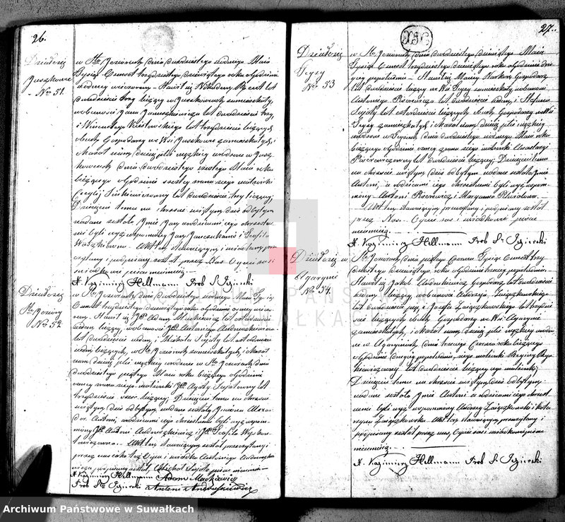 Obraz 16 z jednostki "Księga duplikat akt urodzonych, zaślubionych i umarłych w parafij Święto Jeziory, obwodzie sejneńskim, gubernij augustowskiej z roku 1839"