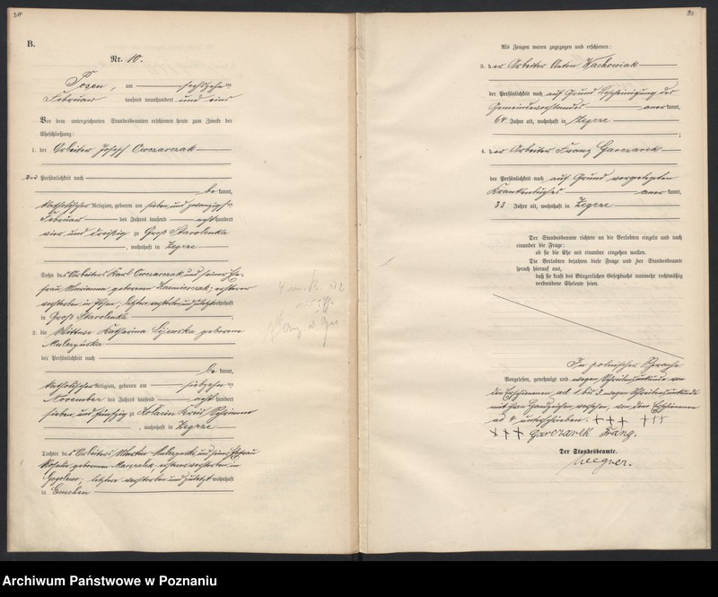 Obraz 12 z jednostki "Księga miejscowa małżeństw"