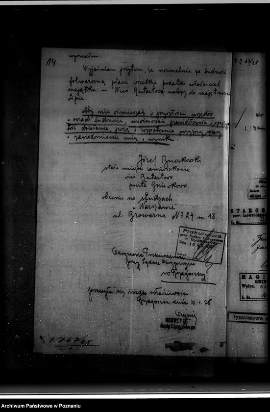 Obraz 19 z jednostki "Miasto Gniewkowo sprawy różne"