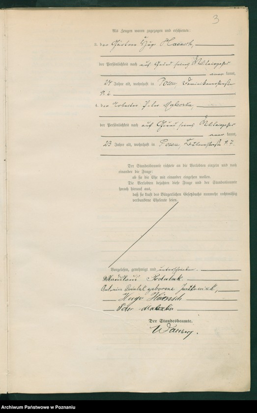 Obraz 5 z jednostki "Księga małżeństw tom I"