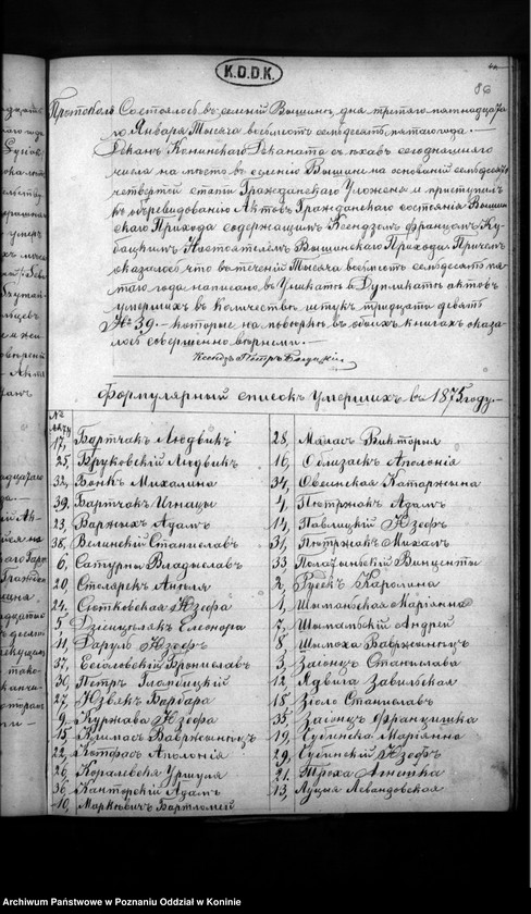 image.from.collection.number "Księga urodzeń, małżeństw, zgonów"