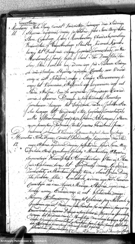 image.from.unit.number "Akta Urodzonych Gminy Mirosławskiey na Rok 1821- szy"