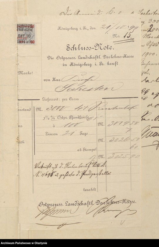 image.from.unit.number "Beläge zur Rechnung der Kirchenkasse Seehesten"