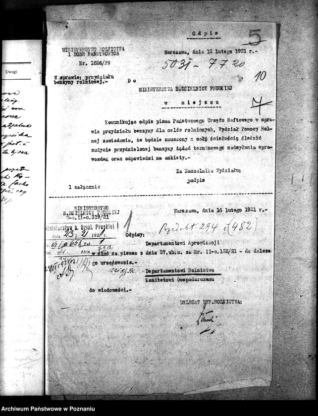 Obraz 14 z jednostki "Sprawy szczegółowo-administracyjne Ropa, benzyna itp.."