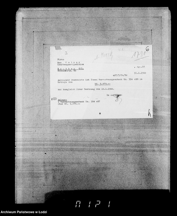 Obraz 10 z jednostki "Sonderkonto 12300. Belege 1656-1792"