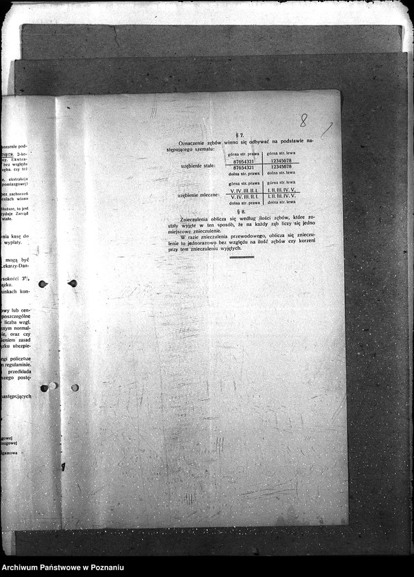 Obraz 12 z jednostki "Sprawy lekarzy - dentystów [regulamin, wykazy zatrudnionych dentystów i techniki dentystów]. [Okręgowy Urząd Ubezpieczeń]"