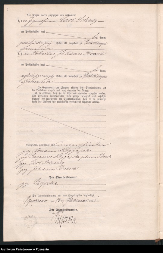 Obraz 5 z jednostki "Księga małżeństw"