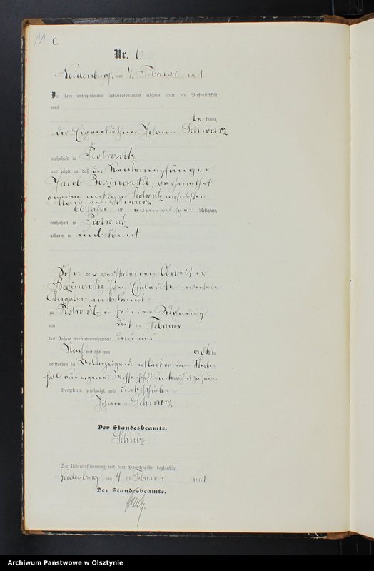 image.from.unit.number "Sterbe-Neben-Register Nr 1 - 83"