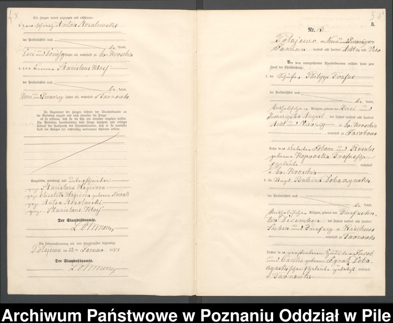 Obraz 5 z jednostki "Księga małżeństw"