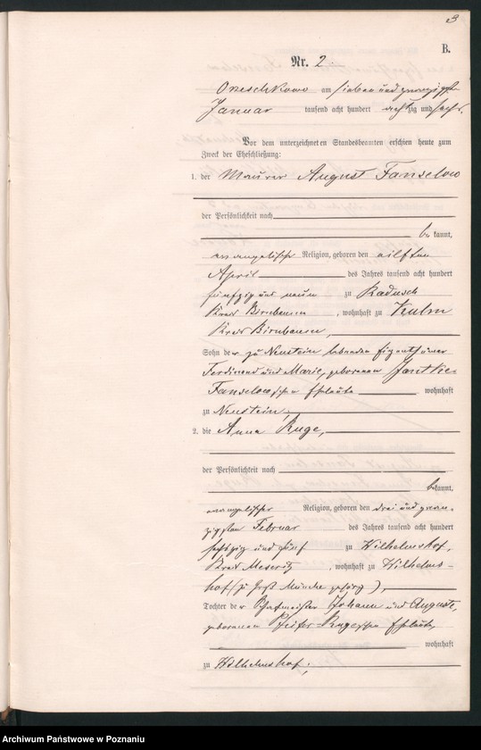 Obraz 6 z jednostki "Księga małżeństw"