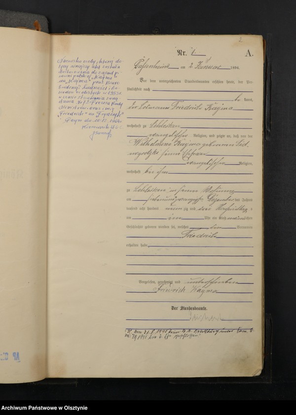 image.from.unit.number "Geburts-Haupt-Register Nr 1 - 265"