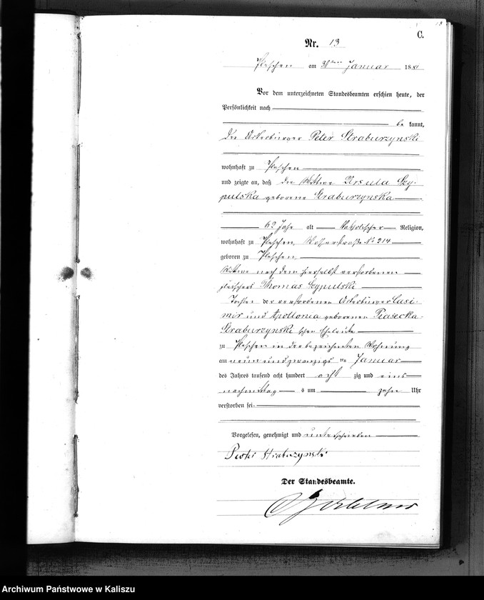 Obraz 16 z jednostki "[Księga zgonów]"