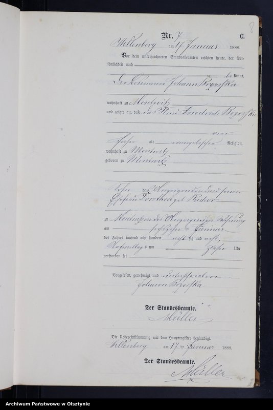 image.from.unit.number "Sterbe-Neben-Register Nr 1 - 119"