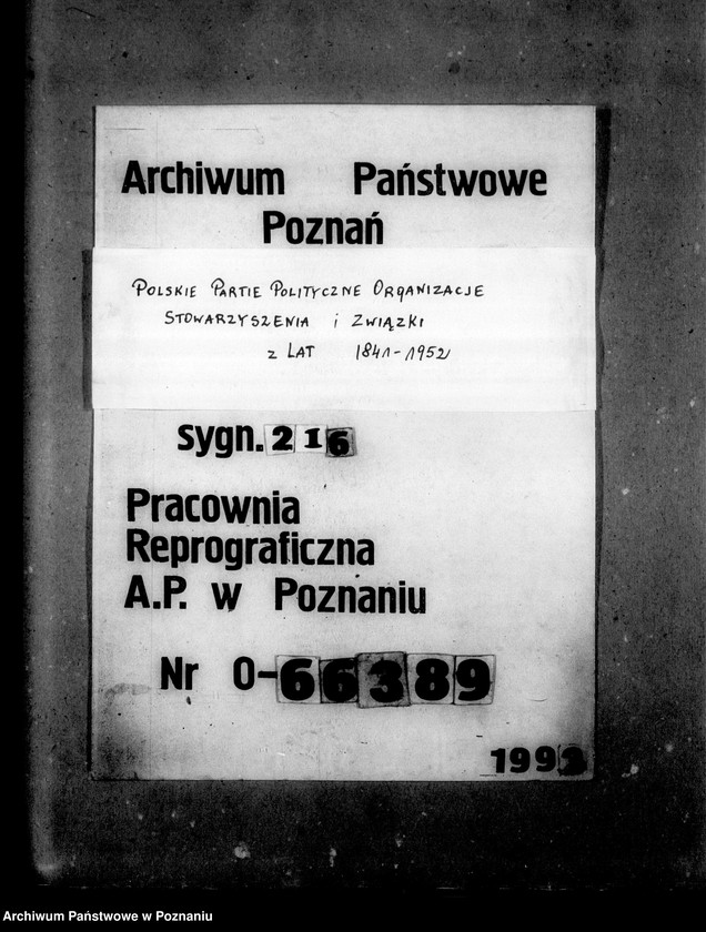 Obraz 1 z jednostki "Okólniki, rozkazy komendanta hufca, korespondencja, ewidencja i inne materiały II- giej drużyny im. Juliusza Słowackiego"