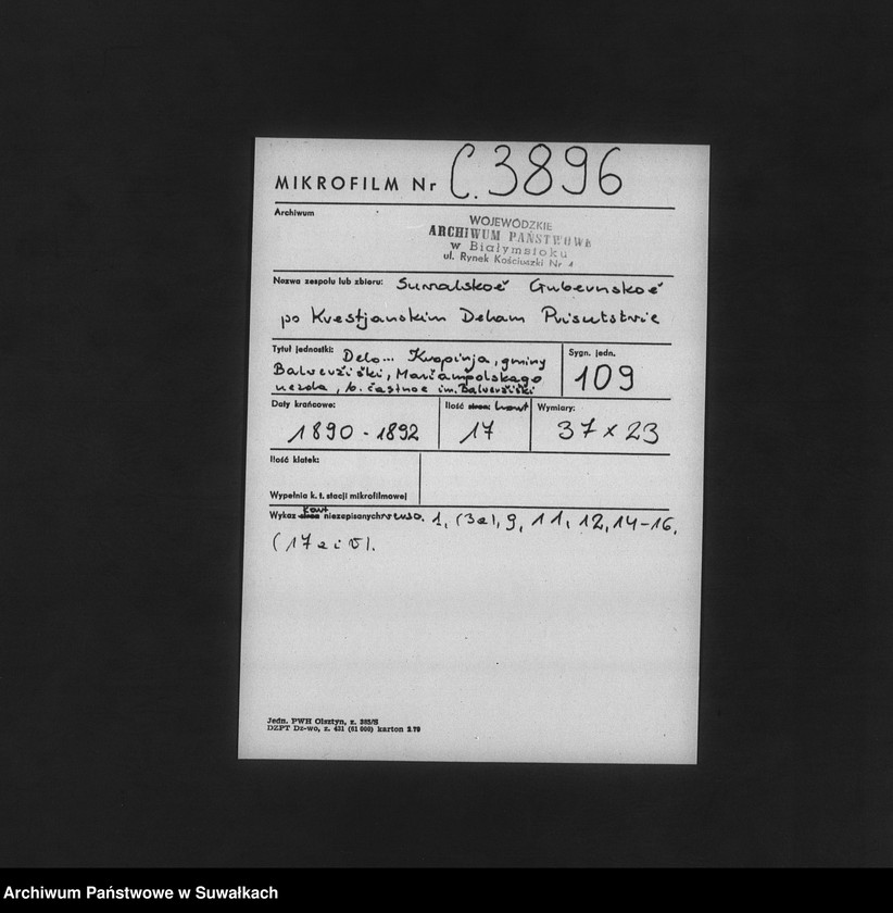 image.from.unit.number "Delo… Kropinja, gminy Balveržiški, Marîampolskago uezda, b. ĉastnoe im. Balveržiški"