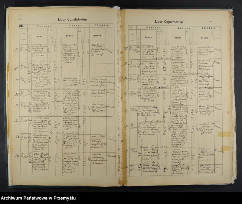 Obraz 12 z jednostki "Księga małżeństw i zgonów"