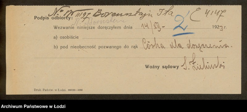 Obraz 4 z jednostki "Raita - Ita Bornsztejn - piwiarnia"