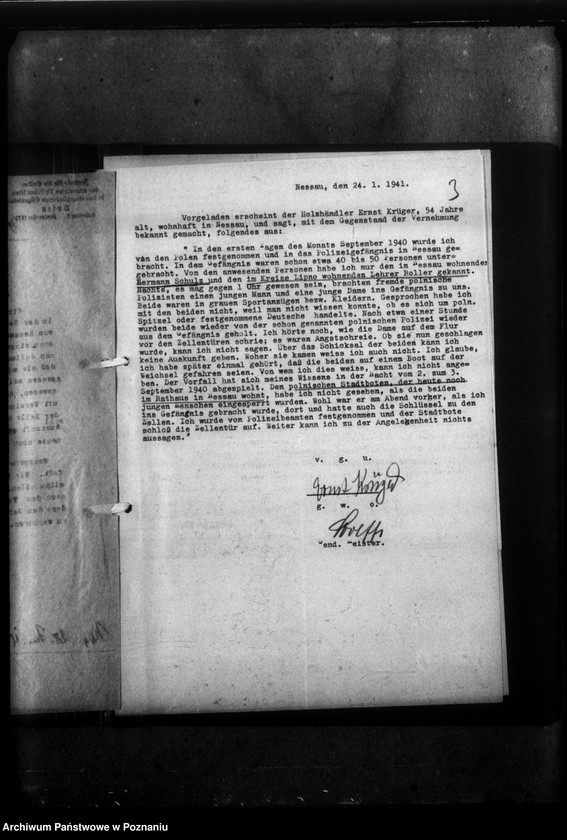 Obraz 7 z jednostki "Ermordung von zwei unbekannten jungen Volksdentschen in Nessan (Nieszawa)"