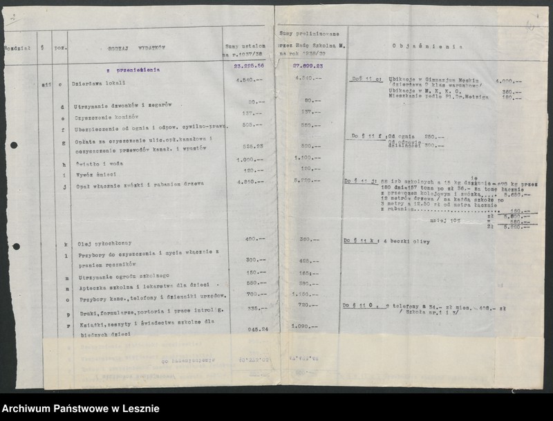 Obraz 15 z jednostki "[Sprawy budżetowe [projekt budżetu na rok 1938-1939]"