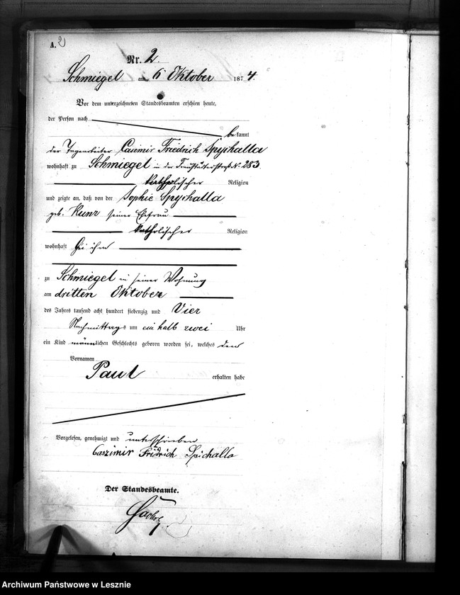 Obraz 5 z jednostki "[Księga urodzeń - miasto]"