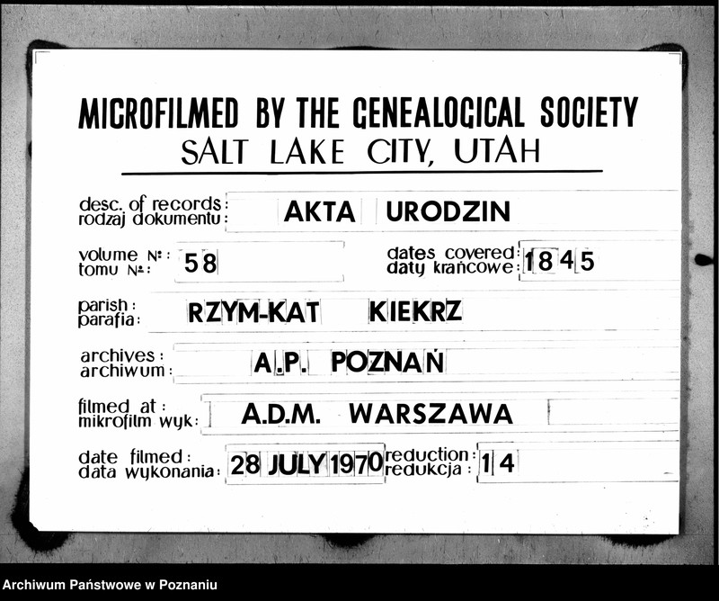 Obraz 7 z jednostki "Duplikat baptisatorum"