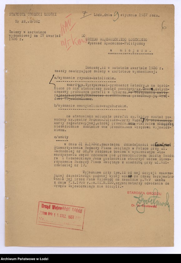 Obraz 9 z jednostki "Statystyka Wyznaniowa"