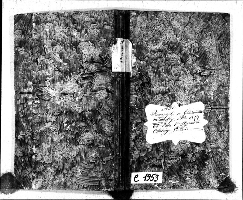image.from.unit.number "Akta Umarłych w Gminie Mirosławskiey w R-u 1814 od dnia 1-go Stycznia do ostatniego Grudnia"