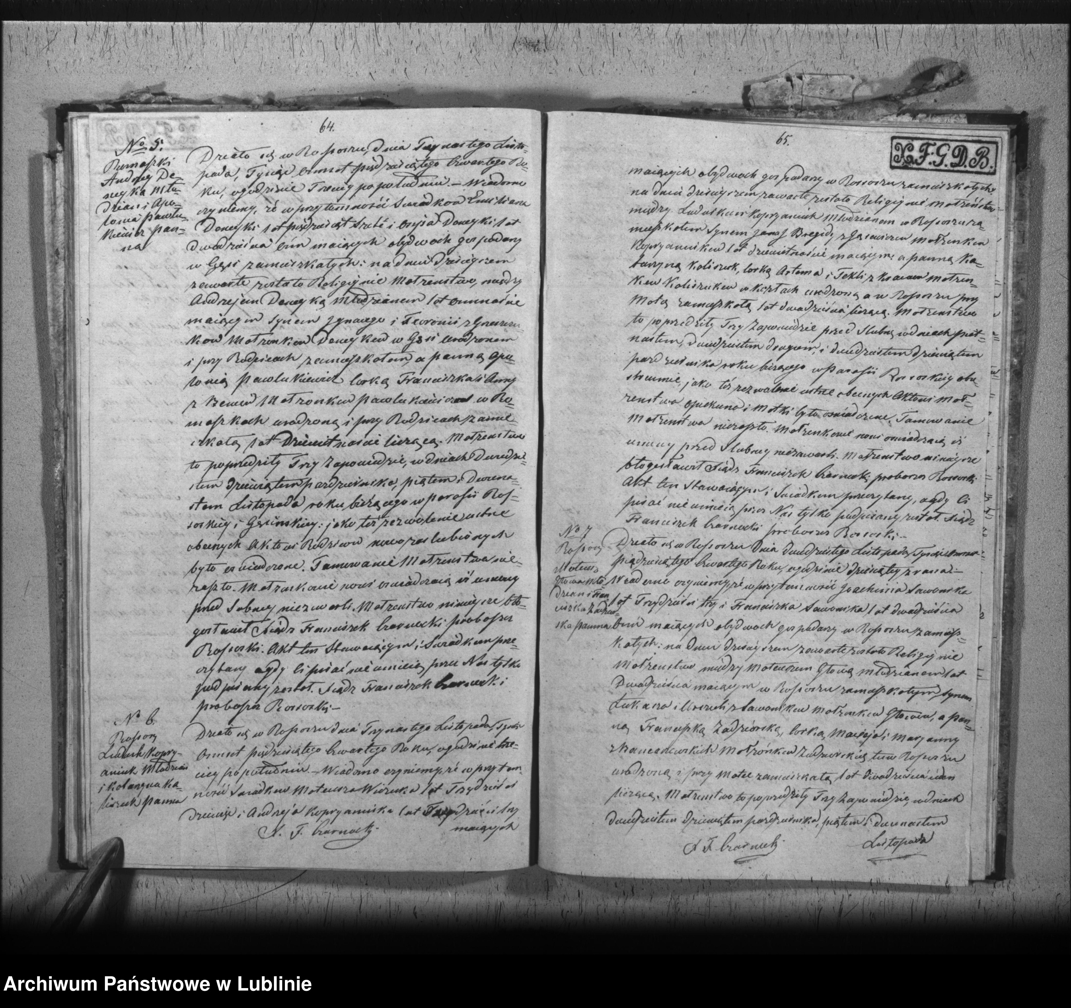 Skan z jednostki: Księga urodzeń, małżeństw i zgonów